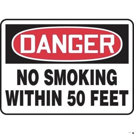 Accuform OSHA DANGER Safety Sign NO SMOKING MSMK257XL MSMK257XL